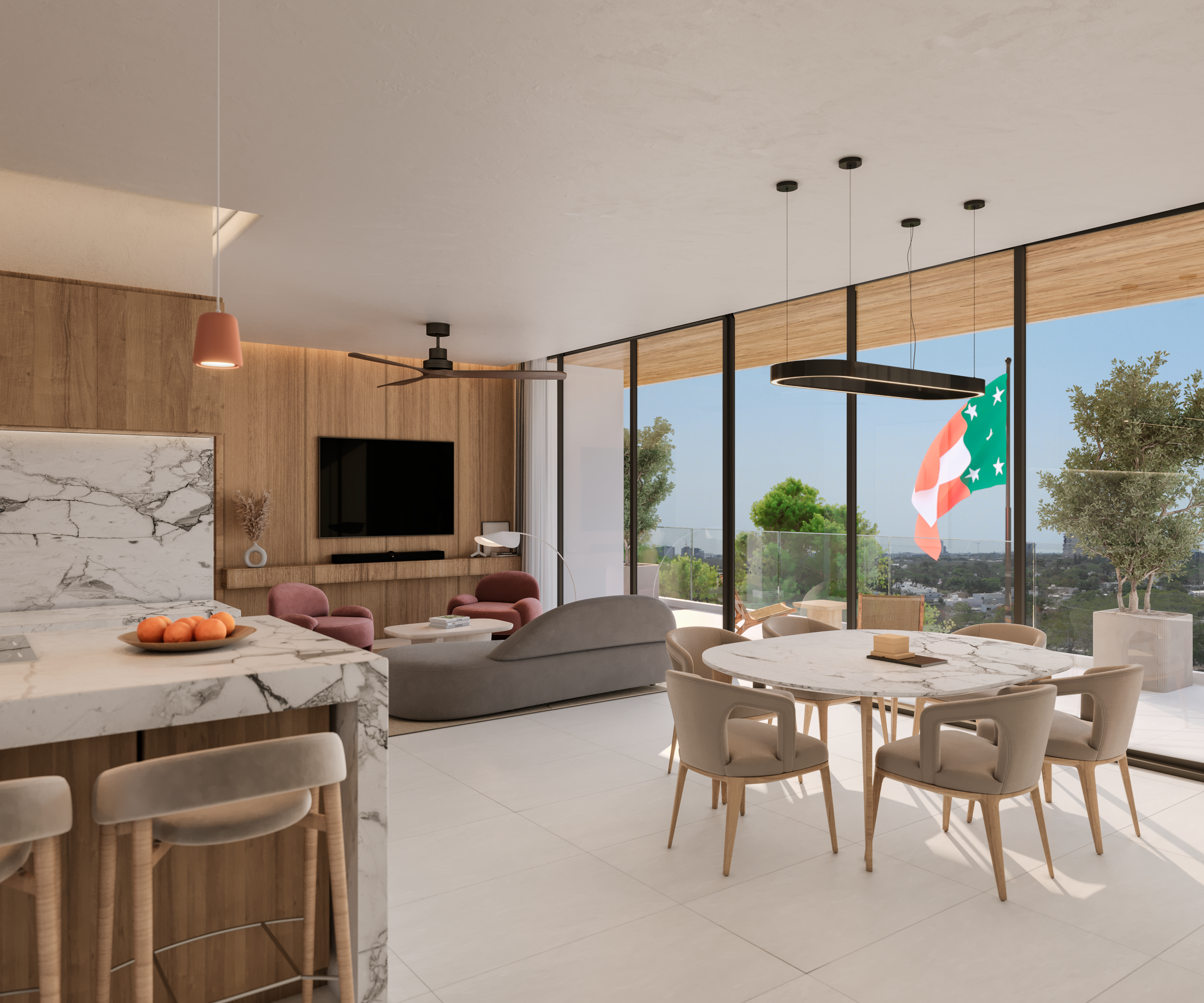 Luxury Apartment in 60 Nte.