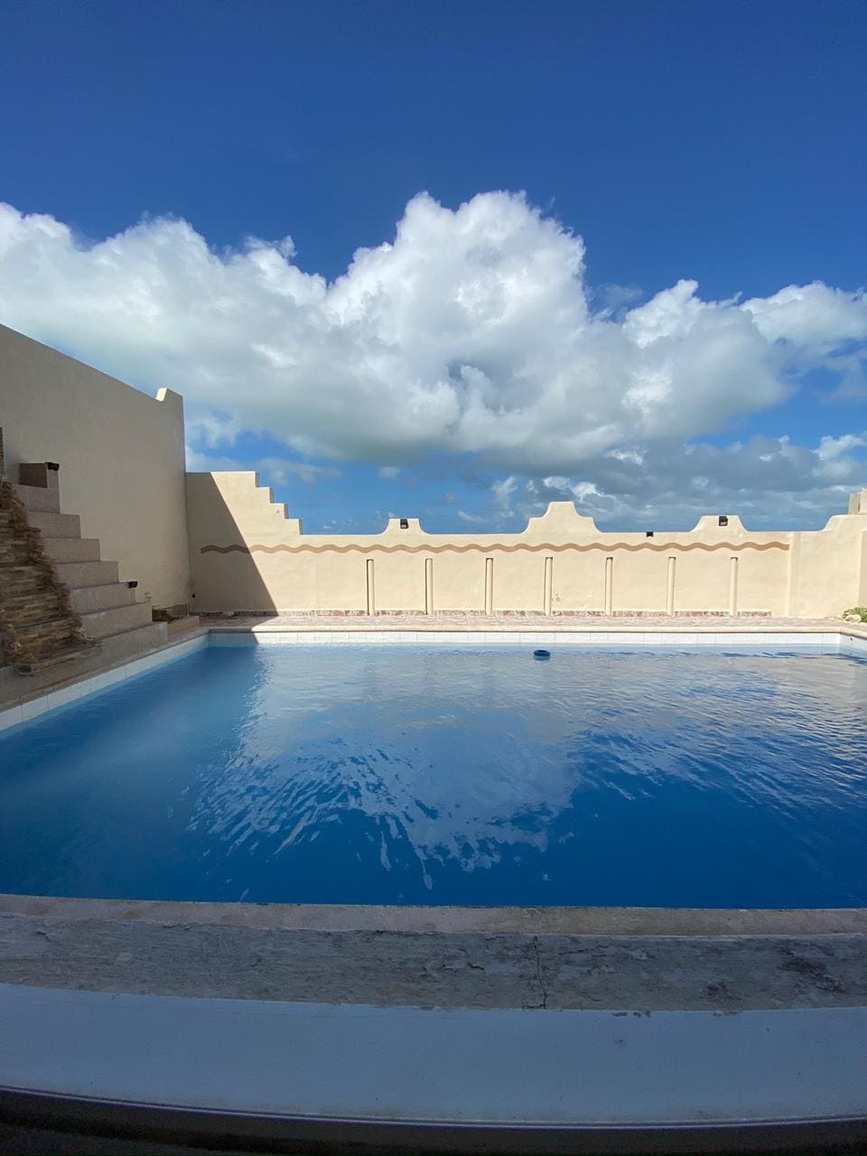 Casa Blanca en la Playa de Chelem