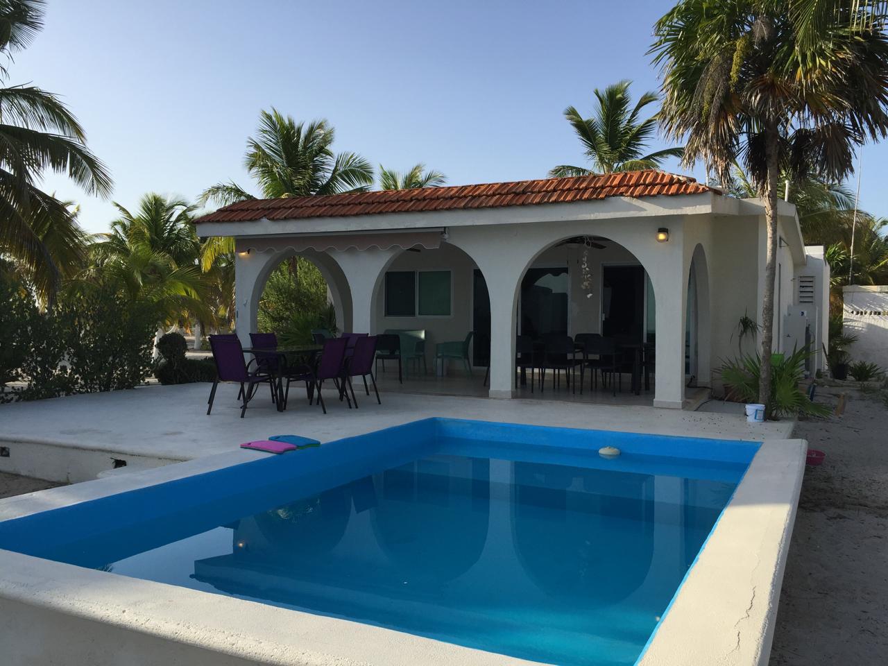 Furnished House in front of the Sea