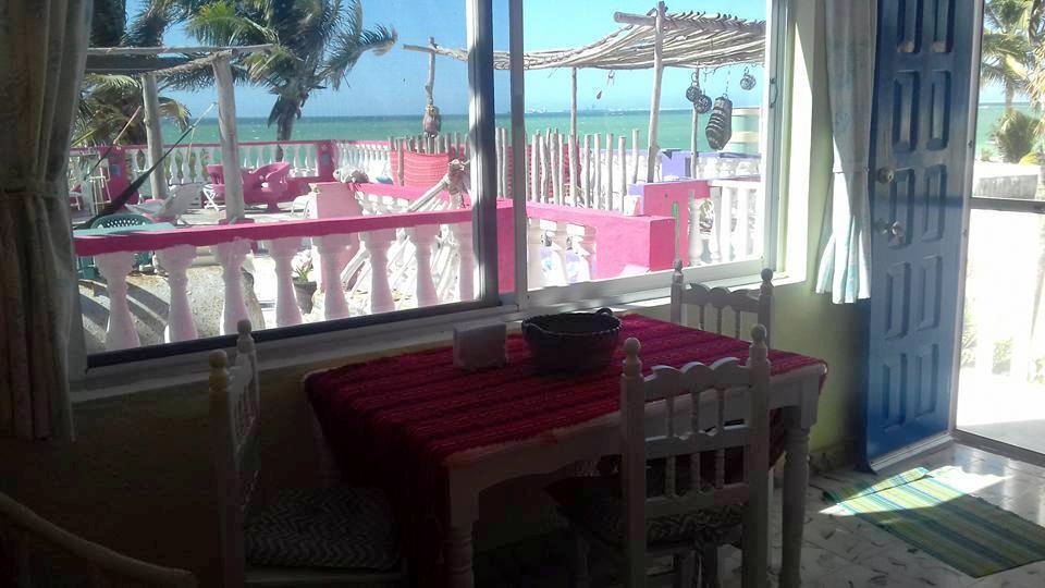 Beautiful Beachfront Inn  “Casa Rosa”  Chelem